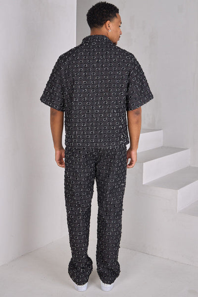Ensemble 2 Pieces Effiloché